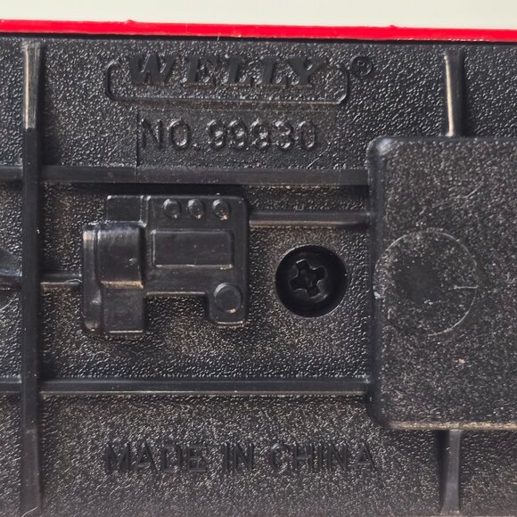 WELLY Red Double Decker Bus Diecast 94 Barclays Capital Bus Adtrucks - Picture 9 of 10